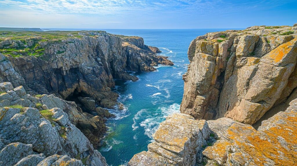 Flora y Fauna del Gouffre de Plougrescant, una maravilla bretona: Ecosistemas Marinos en la Costa Bretona